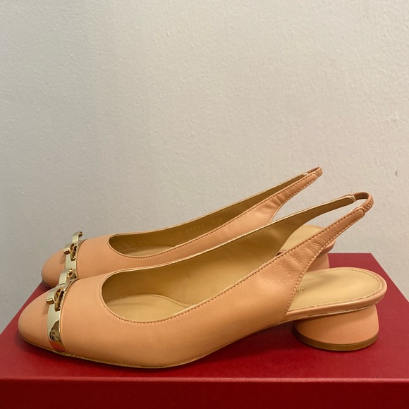 Salvatore Ferragamo Mini Vara Bow Slingback- Blush - Picture 7 of 13
